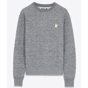 Golden Goose Sweatshirt Athena Melange Gold Star Crewneck